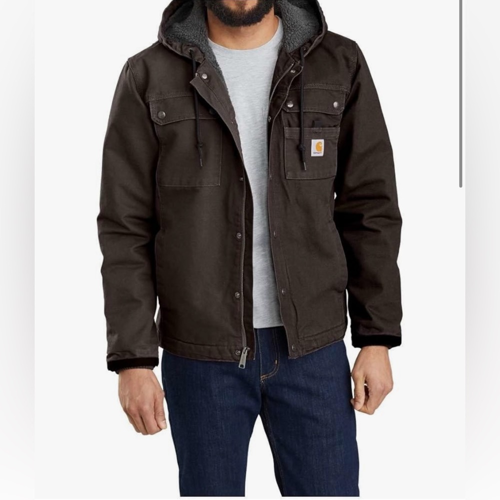NEW!! Men’s Carhartt Bartlett Jacket XXL Dark brown